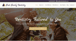 Desktop Screenshot of frostfamilydentistry.com